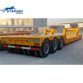 3Lines 6 Axles Detachable  Gooseneck Lowbed Semi Trailer
