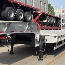 5 Axles low bed semi trailer