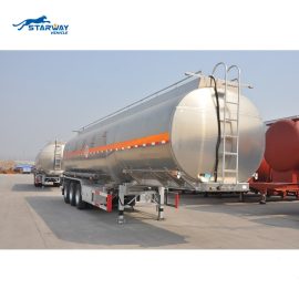 3 Axles Aluminum Alloy Oil Tanker Semi Trailer