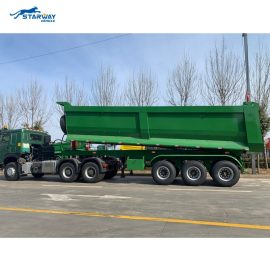 3 Axles U Type Dump Semi Trailer