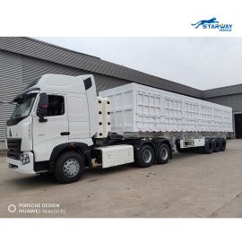3 Axles 60 Tons Side Dump Trailer