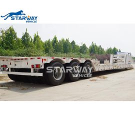 3Lines 6 Axles Detachable  Gooseneck Lowboy Trailer