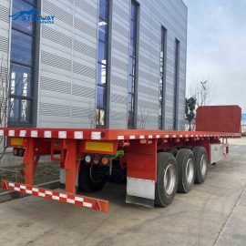 3Axles 45Ft Flatbed Semi Trailer